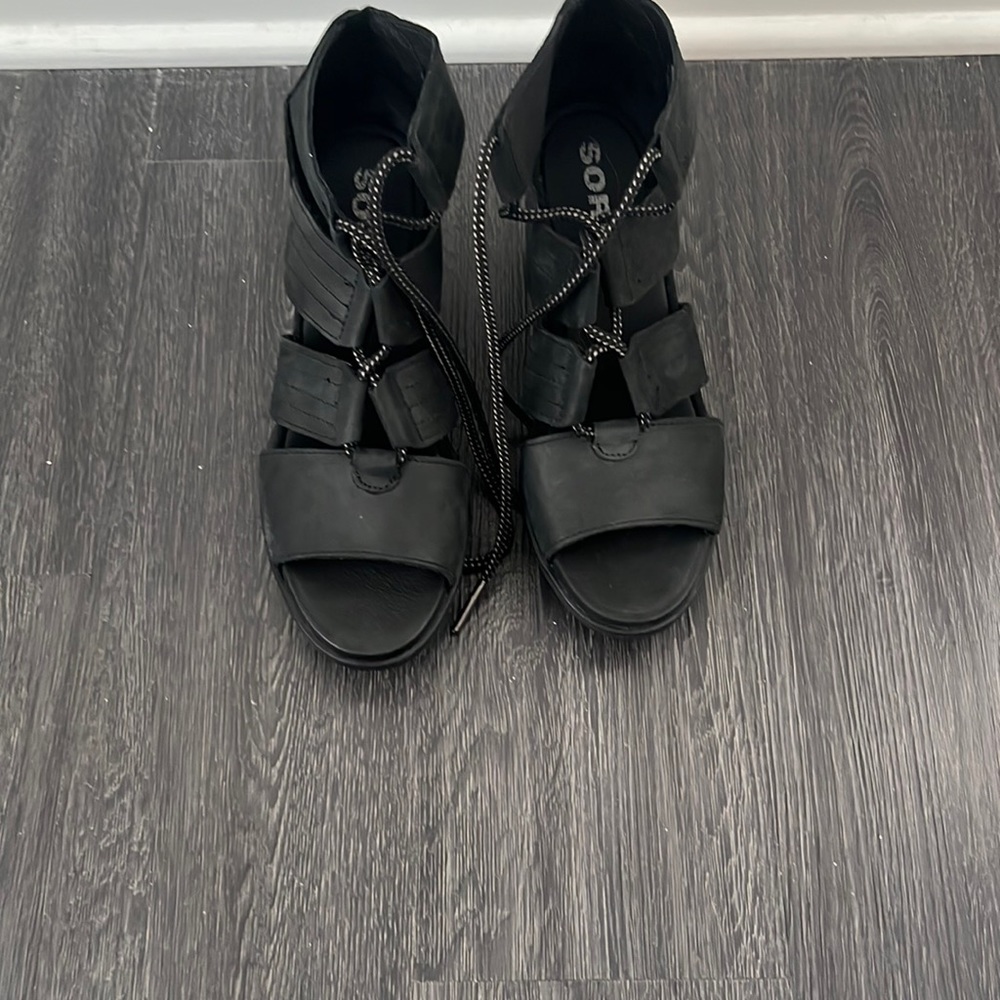 Sorel heeled sandals